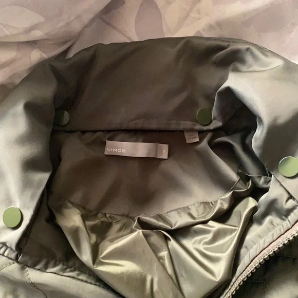 Vince ruched shell hooded bomber jacket - Picture 13 of 13